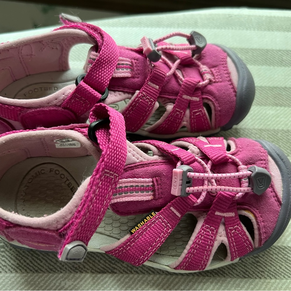 Keen pink water shoes/sandals. Size 11
